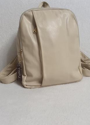 Стильный женский городской рюкзак/  женский рюкзак из эко кожаи / мягкий женский рюкзак