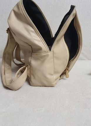 Стильний жіночий рюкзак міський/ жіночий рюкзак з еко кожаи / м'який жіночий рюкзак5 фото
