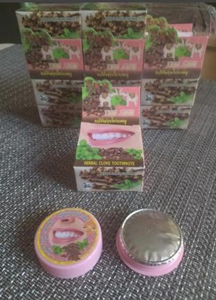 Твердая тайская зубная паста с маслом гвоздики 25 грм1 фото