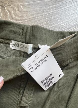 Новые шорты хлопковые 3-4 4-5 лет h&m оригинал2 фото