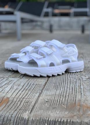 Босоніжки боссоножки disruptor sandal white  сандалии5 фото