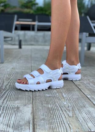 Босоніжки боссоножки disruptor sandal white  сандалии6 фото