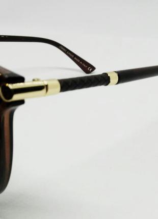 Jimmy choo модные женские солнцезащитные очки коричневые с градиентом9 фото