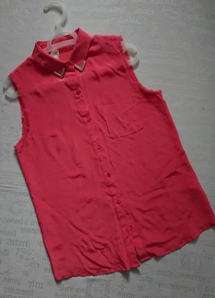 Елегантна шовкова блуза bel air / річна сорочка без рукавів