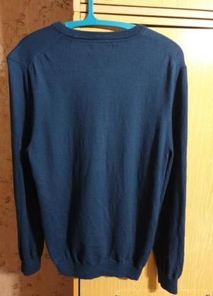 Роскошный свитер цвета морской волны lyle  scott2 фото