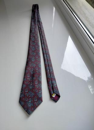 Шовкова краватка з візерунком st.michael3 фото