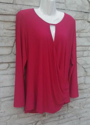 Распродажа!!! красивая блуза малинового цвета2 фото