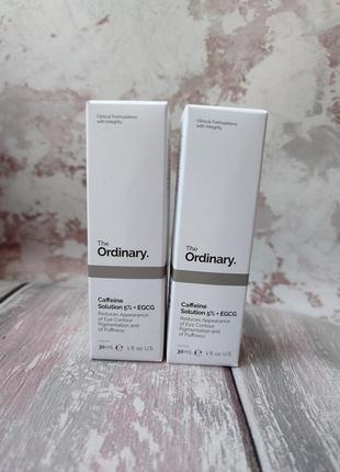 Сироватка під очі з кофеїном the ordinary caffeine solution 5%