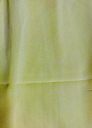 Платье масляно-желтое шифон укороченное прямое на жару, 16/44/12 (3948)5 фото