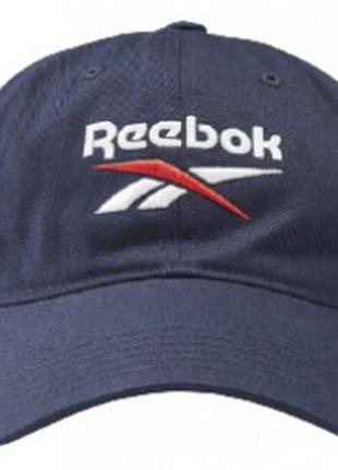 Кепка reebok tee logo cap синяя5 фото