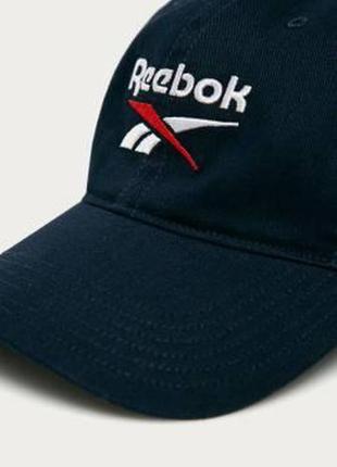 Кепка reebok tee logo cap синяя6 фото