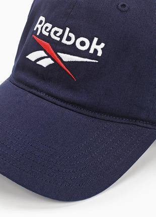 Кепка reebok tee logo cap синяя2 фото