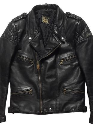 Винтажная мото куртка косуха 80-х polo motorrad motorcycle leather jacket1 фото