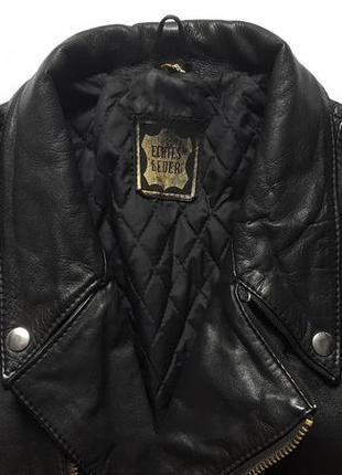 Винтажная мото куртка косуха 80-х polo motorrad motorcycle leather jacket3 фото