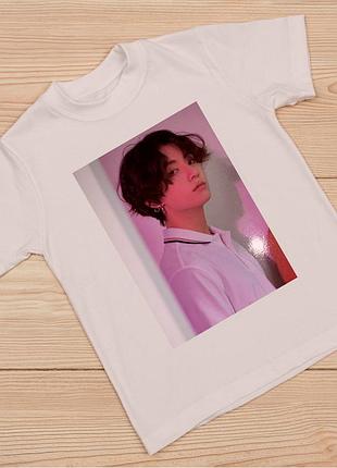 Футболка з принтом "jungkook bts" push it