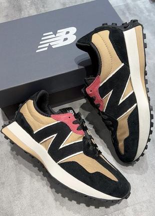 Мужские оригинальные кроссовки замшевые стильные современные new balance  u327