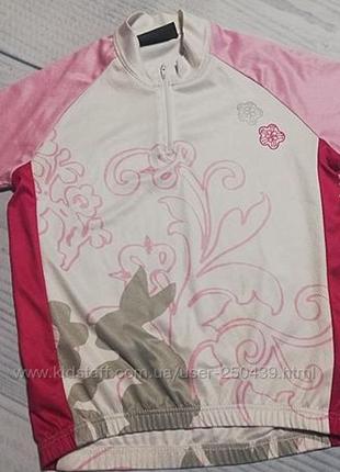 Велофутболка на дівчинку 116-122-128