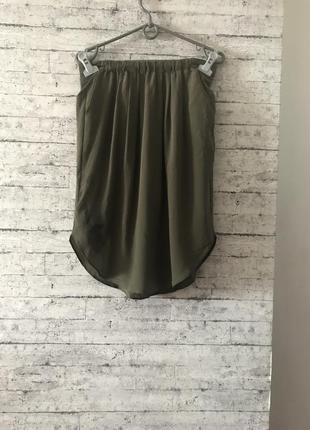Стильная шёлковая юбка