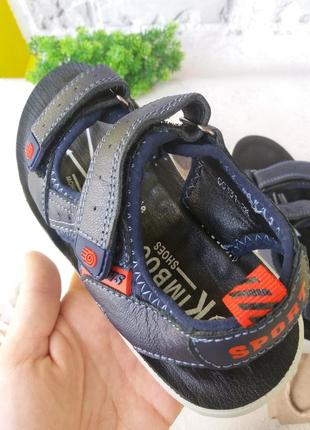 Дитячі шкіряні босоніжки детские кожаные босоножки сандалии сандали сандалі5 фото