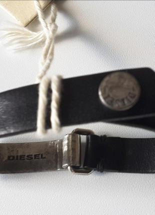 Diesel, ashark bracciale, браслет, кожа, италия4 фото