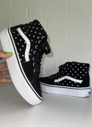 Vans sk8-hi platform polka dot дитячі кеди vans кеди на дівчинку кеди на хлопчика