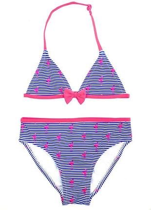 Раздельный купальник в полоску с фламинго на девочек, c&a