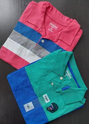 Футболка поло carters коралова 10=137-142см