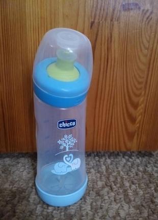 Пляшечка для годування chicco з насадкою-поїльником nuk. нова