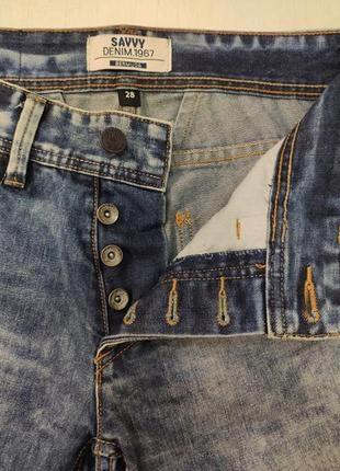 Savvy мужские джинсовые шорты6 фото