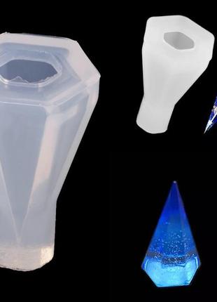 Силиконовая форма конус для изготовления украшений