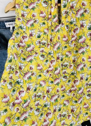 Майка - блуза в квітковий принт10 фото