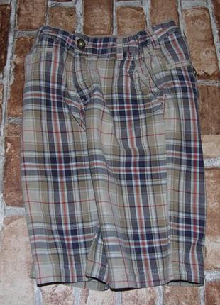 Хлопковые шорты бермуды мальчику 6 - 7 лет zara