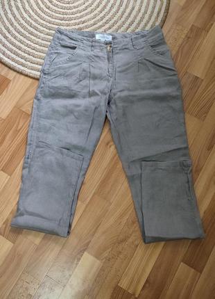 Легкие брюки 100%натуральный лен,chicoree,s,m3 фото