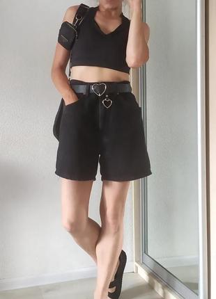 Шорты бермуды джинсовые zara