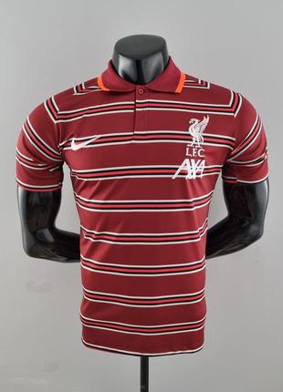 Футбольная футболка леверпуль поло найк nike спортивная форма liverpool polo