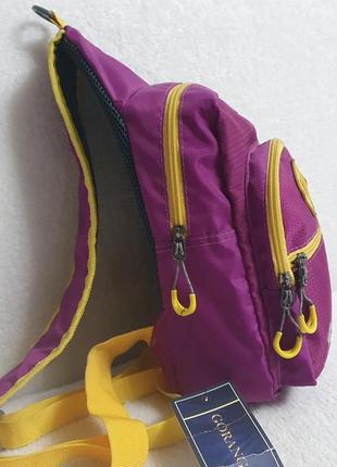 Рюкзак на одній лямці/ рюкзак на одному ремені/ молодіжна сумка - рюкзак/ спортивний рюкзак4 фото