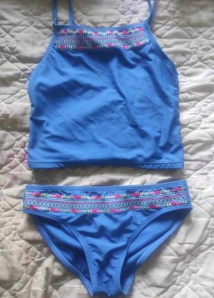 Супер яркий стильный купальник майка плавки бассейн пляж