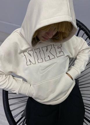 Винтажное худи nike vintage🖤 женское серое