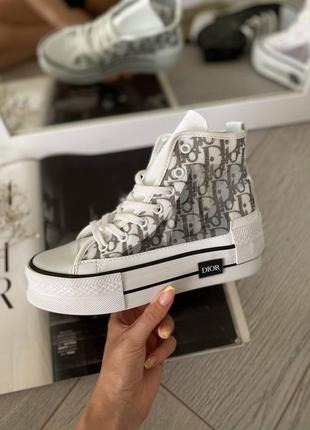 Кеди converse chuck taylor all star high  white/balck 😍