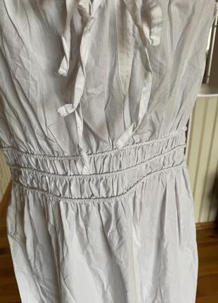 Крутий білосніжний плаття-сарафан6 фото