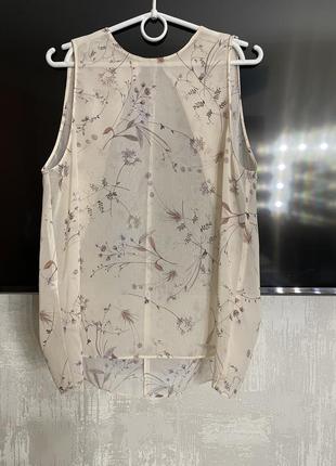 Топ/майка женский классический шифон mango