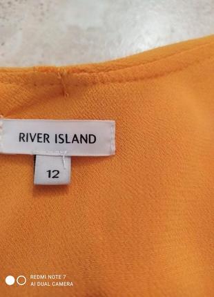 Майка жёлтая river island 12/m5 фото