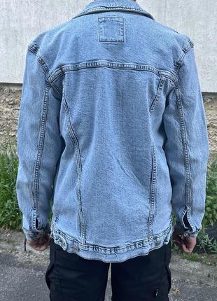 Чоловіча джинсова куртка zara2 фото