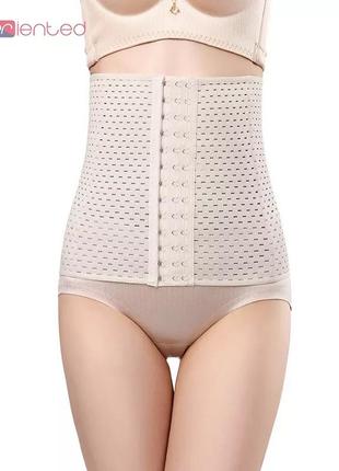 Тугий корсет для корекції талії, стягуючий високий жіночий корсет