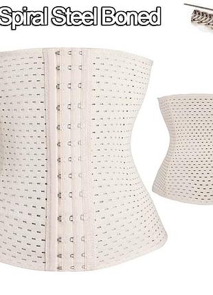 Тугий корсет для корекції талії, стягуючий високий жіночий корсет