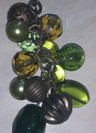Бусы с подвесками из муранского стекла