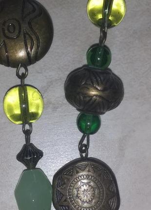 Бусы с подвесками из муранского стекла