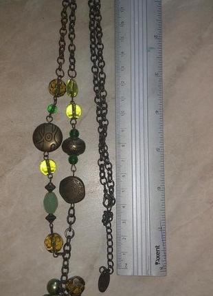 Бусы с подвесками из муранского стекла