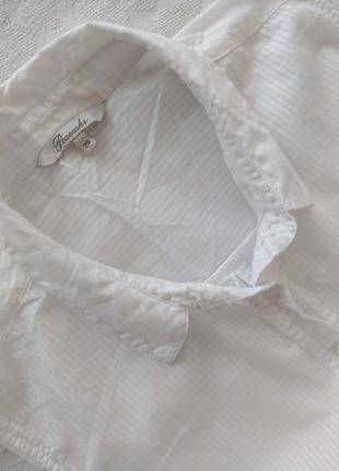 Сукня сорочка, літня, бавовна, біла3 фото