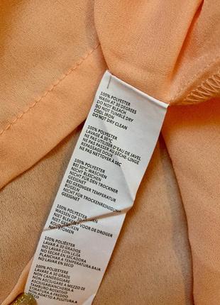 Шикарная блуза с открытыми плечами на шнуровке персикового цвета boohoo7 фото